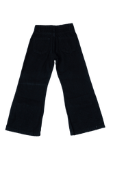 Pearl Embellishments Black Bell bottom Pant